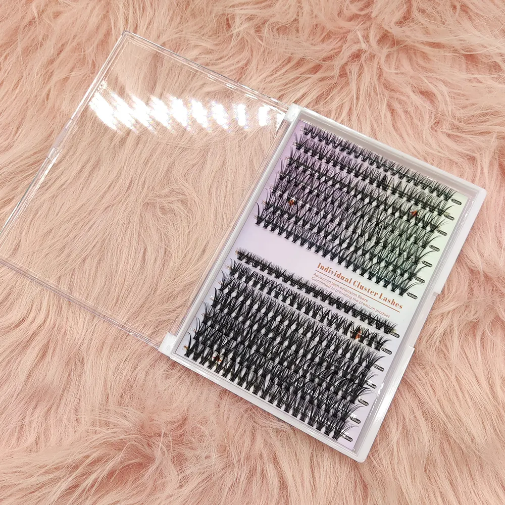 LAMYLASH Wholesale Cluster Lashes Kit Private Label Cluster Eyelash Extensions Kit