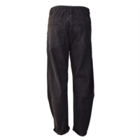 Pantalon cargo en toile sergé délavée style usine avec poches, coupe droite tactique, double genouillère, pour homme