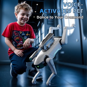 <span class=keywords><strong>Robot</strong></span> chien éducatif 4DRC Y16, jouet interactif télécommandé 2.4G, <span class=keywords><strong>robot</strong></span> bionique électrique intelligent avec pulvérisation de brume, chansons et lumières - Product Image 5