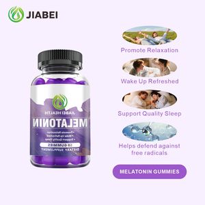 Integratore Vegano di Melatonina in Gommose per Adulti, Aiuta a Dormire Meglio, Produzione Diretta Jiabei - Product Image 1
