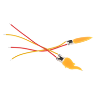DC3V LED COB Taschenlampen-Kerzen Flackernde Feuerflammen Filament-Schweißstreifen DIY Dioden-Dekoration Retro-Glühbirnen-Zubehör