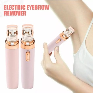 Épilateur facial rechargeable indolore, tondeuse à sourcils LED, épilation portable pour femmes, lèvres et corps - Product Image 2