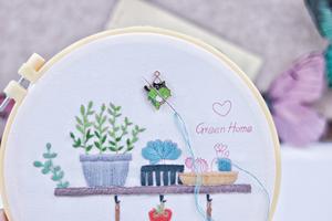 Jarum magnetik Enamel Minder Aksesori bordir pegangan jarum bordir tusuk silang pemegang perlengkapan menjahit - Product Image 2