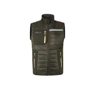 CHAQUETAS DE TRABAJO DE VERANO SOFTSHELL CHAQUETAS DE VERANO EAN 8033546506929-Gilet WALL verde oscuro-EAN - Product Image 1