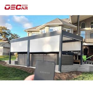 Lớn ngoài trời nhôm gazebo 10x12ft 3x4m với Side Curtain muỗi <span class=keywords><strong>Net</strong></span> cho sân vườn Patio Đảng có thể thu vào pergola - Product Image 1