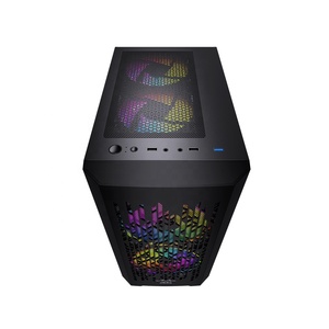 Petite armoire <span class=keywords><strong>PC</strong></span> Gamer <span class=keywords><strong>2022</strong></span>, étui pour ordinateur de jeu, offre spéciale M-ATX - Product Image 3