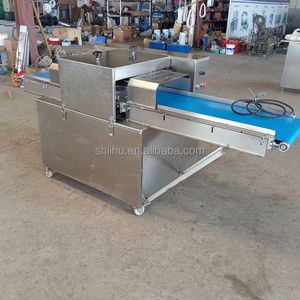 Kebab Butchery Rebanadora de carne congelada Máquina cortadora de cuchillos Hoja transportadora fría para Doner Cutter Strip Slice Cut para procesamiento de carne - Product Image 4