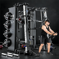 Machine d'entraînement complète multifonctionnelle pour salle de sport, équipement de fitness Smith, appareil de musculation en acier