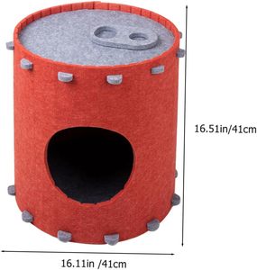 Casa para Gatos Portátil y Espaciosa para Interiores, Refugio de Tela Cómodo para Gatitos, Fácil de Montar, para Todas las Estaciones, con Forma Flexible - Product Image 2