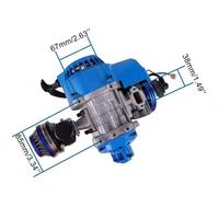 Moteur à essence monocylindre CNC 49cc/50cc 2 temps refroidi par air, allumage CDI, démarrage par lanceur, mini moto, quad, ATV, dirt bike