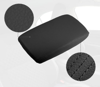 Couvercle de loquet d'accoudoir intérieur de voiture en cuir de luxe pour Audi A6 2005-2011 accessoire de boîte de rangement d'accoudoir de Console centrale avant