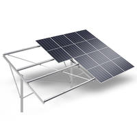 Structures de montage au sol pour panneaux solaires en acier de type C galvanisé à chaud avec garantie de 25 ans et capacité de résistance au vent de 56 m/s
