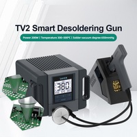 Alat Penyedot Timah QUICK TV2, Pistol Desoldering dengan Pompa Vakum Terintegrasi Tipe Diafragma untuk Perbaikan Papan PCB