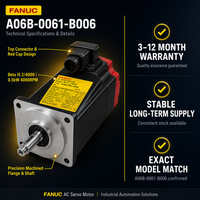 Moteur servo AC FANUC A06B-0061-B006 Beta IS 2/4000 d'origine, 0,5 kW, 4000 tr/min, capuchon rouge, moteur servo pour machine CNC, fabriqué au Japon