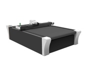 ZING automático 1625 CNC cuchillo oscilante corte tela cuero PVC máquinas de corte con cámara CCD