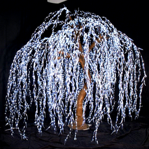 Gran Árbol de Sauce Llorón con Iluminación para Exteriores, Ideal para Plazas de Ciudades, Parques, Resorts, Centros Comerciales y Atracciones Turísticas - Product Image 1