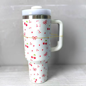 Cartone animato 40oz Stan inverno tazze d'acqua regalo di san valentino in acciaio inossidabile tazza di paglia con manico da viaggio auto tazza da caffè isolata - Product Image 4