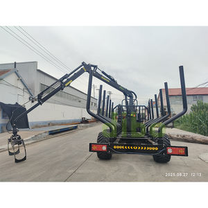 Dibo Atv-remolque de madera con grúa, excavadora hidráulica giratoria de alta calidad, agarre de madera, grapadora telescópica - Product Image 6