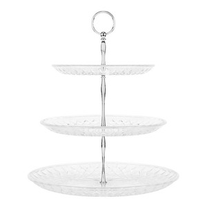 Đám cưới trong suốt <span class=keywords><strong>2</strong></span> <span class=keywords><strong>Tier</strong></span> 3 <span class=keywords><strong>Tier</strong></span> Cup bánh đứng bánh cưới sang trọng là viết tắt của sự kiện bánh cưới trang trí - Product Image 1