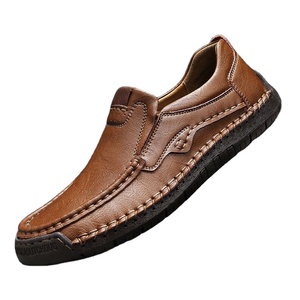 Chaussures décontractées pour hommes grande taille, très vendues, avec fermeture à lacets cousus main, respirantes, antidérapantes et légères - Product Image 1