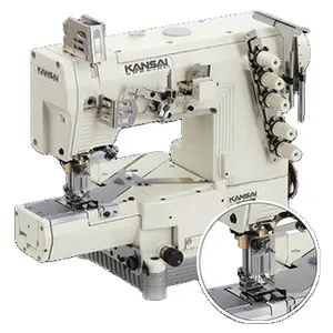 Nieuwe Kansai Speciale Deksteek Machine-Kansai WX-8803D Drie Naald Top En Bodem