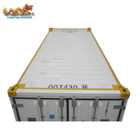 Kontainer Reefer 20 kaki berpendingin standar DNV 2.7-1 ISO 10855 di Qingdao Dalian