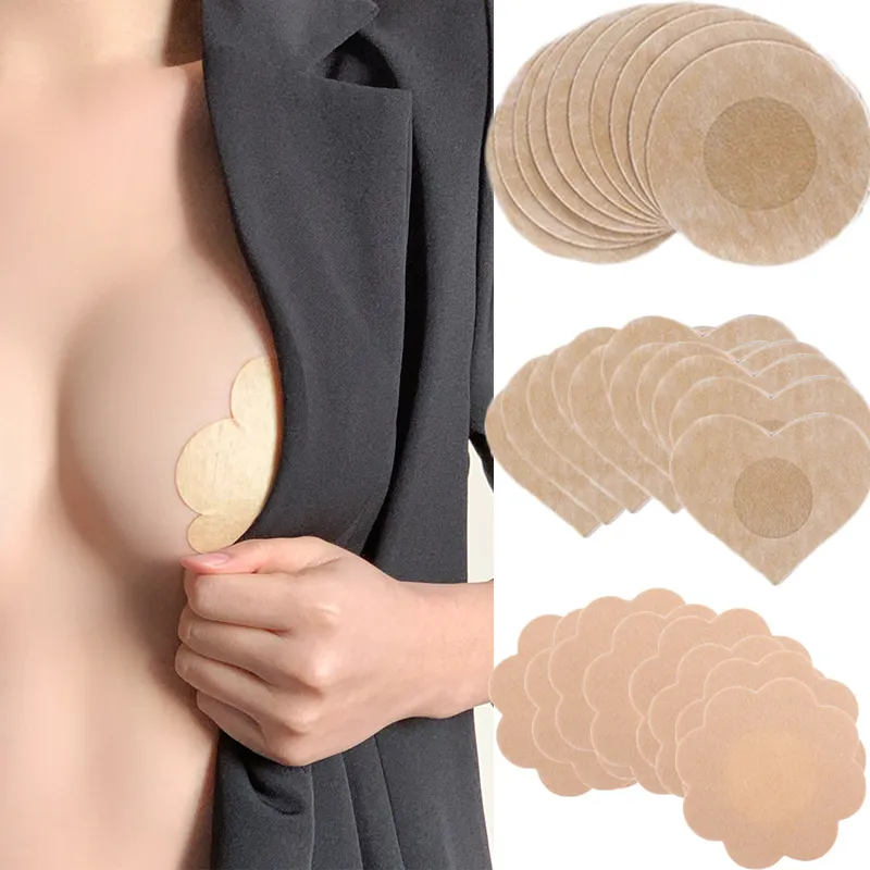 Invisible Breast Lift Tape Overlays für Frauen auf Nippel Intimates Zubehör Aufkleber Adhesive Sticky Reusable Invisible BHs