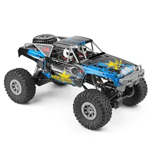 고품질 wltoys 104310 RC 자동차 2.4G 원격 제어 자동차 1/10 스케일 등반 자동차 RTR 고무 타이어 소년 크리스마스 선물