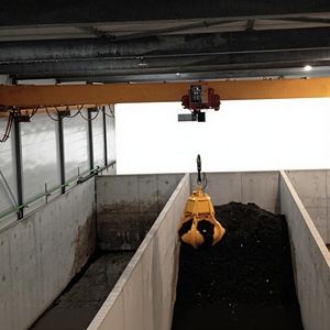 LDZ3t 5t 10t 16t 20t Capacity Single Girder Overhead BRIDGE TRAVELLING Crane WITH GRAB - Product Image 1