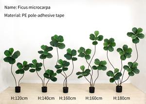 ต้นปาล์ม Areca ใบไม้สีเขียวจำลองใช้ในร่มกระถางพลาสติกเทียมทนน้ำเป็นมิตรกับสิ่งแวดล้อม<span class=keywords><strong>หยก</strong></span> - Product Image 6