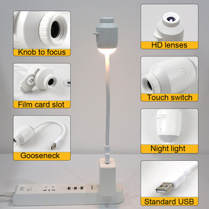 Projecteur LED USB 2-en-1 Galaxie et Veilleuse Douce Portable en ABS pour Voiture, <span class=keywords><strong>Lampe</strong></span> de Projection Plafond Ciel Étoilé <span class=keywords><strong>Lune</strong></span> Saturne - Product Image 3