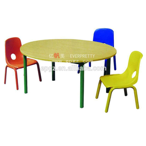 Garderie chaise ronde en bois et bureau argos enfants apprenant meubles de <span class=keywords><strong>table</strong></span> - Product Image 1