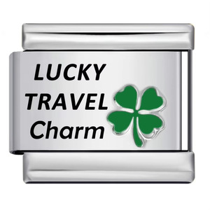Eagle Workshop Lucky Four Leaf Clover Charm Stainless Steel DIY Jewelry Fashion Pendant For Bracelet Watch Strap Chain - Product Image 2