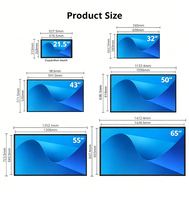 Monitor de Pantalla Táctil LCD de 21.5 Pulgadas, 10 Puntos Capacitivos, Todo en Uno, para PC, Señalización Digital, con VGA
