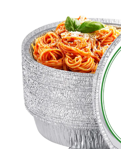 Plateau rond jetable en aluminium de 7, 8, 9 pouces pour friteuse à air, plat en aluminium pour four, doublure de cuisson pour le stockage des aliments, bol en aluminium - Product Image 3