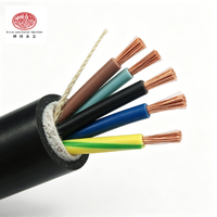 Câble en cuivre résistant aux intempéries, haute résistance, basse tension 450/750V, ignifuge V-0, pour la construction de bâtiments, avec isolation en caoutchouc