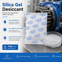 Granulés de gel de silice industriel 100g Liyou – Absorbeur d'humidité puissant, déshydratant à 98% de pureté pour produits chimiques