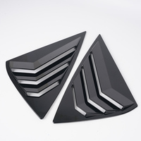 Accessoires de voiture Vent de fenêtre arrière Scoop Side Window Triangle Louver Cover Vents pour Nissan Sentra Sylphy 2012-2019
