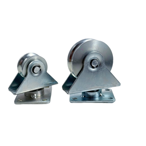 Nhiệm vụ nặng nề đôi mang ghế có thể điều chỉnh cửa trượt bánh xe cửa trượt con lăn bánh xe kim loại U V Y rãnh cửa trượt - Product Image 1