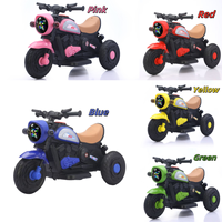 Penjualan langsung pabrik 2025 sepeda motor anak laki-laki, sepeda motor roda tiga musik modis kecil dengan lampu