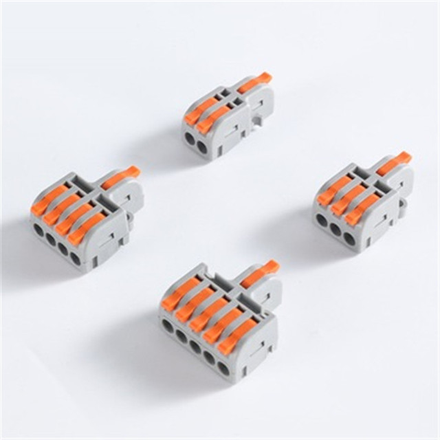 Waterproof Mini 32A Quick Universal Lever Lock Wire Connector Conductor Fuse Release Connection Terminal Splice 2 3 4 5way Out
