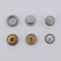 Nouveaux boutons-pression modernes à quatre trous 503, boutons-pression invisibles sans couture en métal, fabricants de boutons-pression en Chine