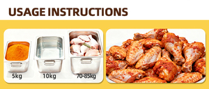 Ailes de <span class=keywords><strong>poulet</strong></span> à la saveur chinoise, marinade sèche mélangée de style chinois, assaisonnement de haute qualité, certifié <span class=keywords><strong>halal</strong></span>, TRÉSORS - Product Image 6