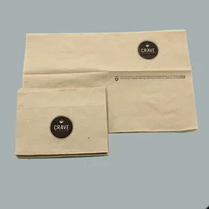 Servilletas de papel plegables, 20cm x 16cm, 2 capas, 3 capas, 4 capas, pulpa de bambú virgen, pulpa reciclada, 1/2