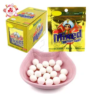 Halal Mixed round shape sour compressed candy ball