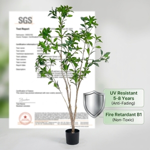 Grand arbre à monnaie artificiel de qualité supérieure, arbre <span class=keywords><strong>Pachira</strong></span> Aquatica réaliste pour la décoration minimaliste nordique et zen de la maison - Product Image 4