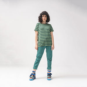 <b>Women's</b> Custom Printed Summer <b>Loose</b> Fit High Quality O-Neck Half Sleeve Long 100% Cotton Breathable Comfortable <b>T</b>-<b>shirts</b> <b>for</b> - Product Image 6