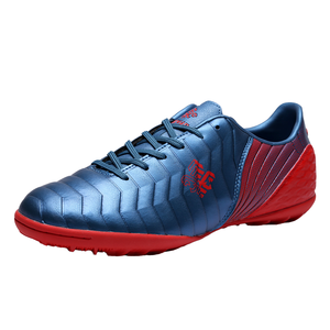 Chaussures de football et de futsal basses à lacets TF, tige en PVC, unisexe, pour l'automne, l'hiver et l'été, chaussures de sport d'équipe pour garçons et filles - Product Image 1