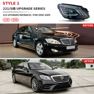 ไฟหน้ารถ czjf สำหรับ Benz <span class=keywords><strong>S</strong></span> Class W221 2006 2007 2008 2009อัปเกรดเป็น Maybach LHD RHD upgrand styles - Product Image 3
