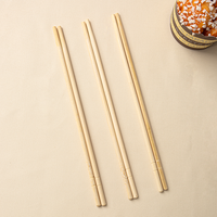 Baguettes jetables en bambou écologiques, à faible teneur en carbone, livraison rapide, prix raisonnable, rondes de 160 à 750 mm, pour barbecue ou pique-nique